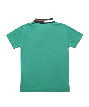 Short sleeve polo with classic collar