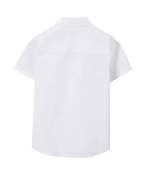 Short sleeve shirt with classic collar