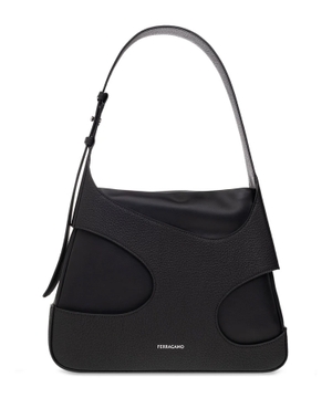 Medium cut-out design shoulder bag