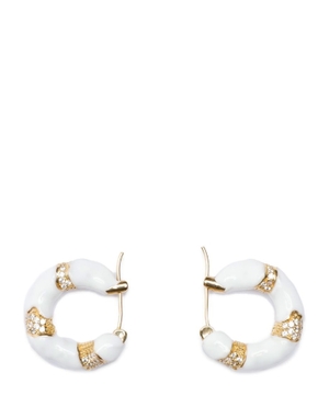 Crystal embellished earrings