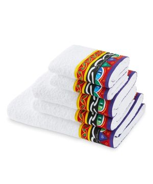 Carretto Siciliano print towels set