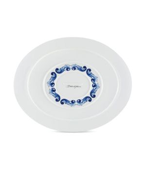 Plate with Blu Mediterraneo pattern