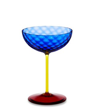 Murano glass champagne glass