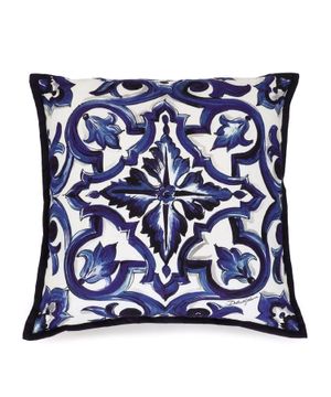 Blu Mediterraneo Canvas cushion