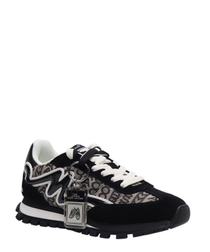 Logo detailing lace-up sneakers