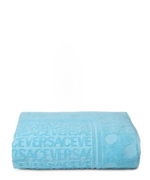 Logo pattern towel