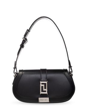 Greca Goddess Mini logo buckle leather bag