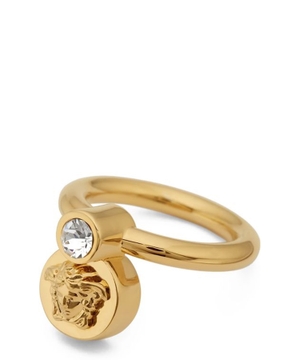 Medusa crystal embellished ring
