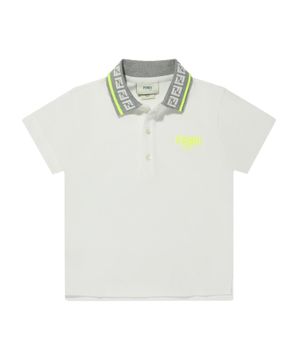 Logo embroidery collar polo shirt