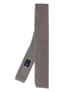 Knitted linen tie
