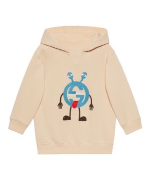 Logo print hoodie