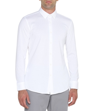 Long sleeve shirt with classic collar