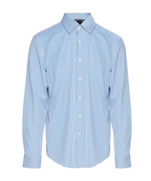 Long sleeve shirt with classic collar