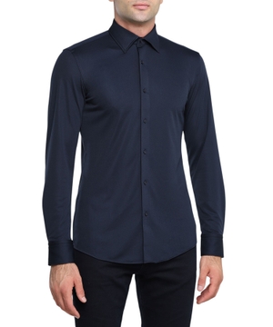 Long sleeve shirt with classic collar