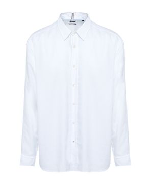 Long-sleeve shirt with classic collar