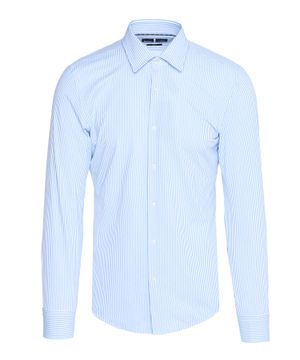 Long sleeve shirt with classic collar