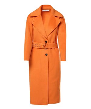 Belted waist trench coat