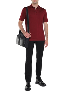 Three button collar polo