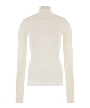 Long sleeve wool turtleneck