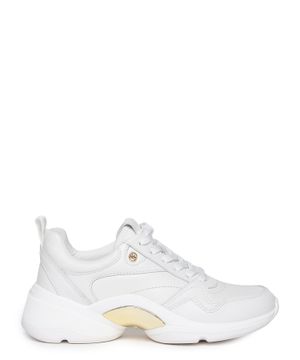 Panelled design sneakers