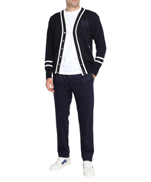 Lace-up fastening trousers