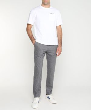 Lace-up fastening trousers