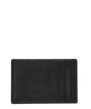 Woven leather wallet