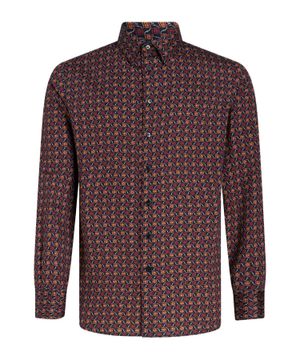 Long sleeve shirt with classic collar