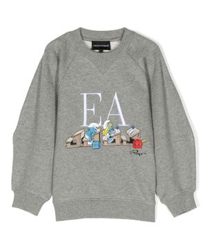 Graphic embroidery sweatshirt