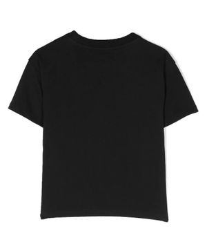 Loqo printli pambıq t-shirt