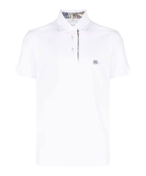 Short sleeve polo with classic collar