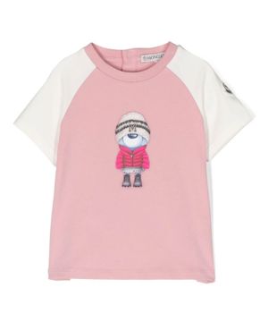 Сartoon-print short sleeve t-shirt