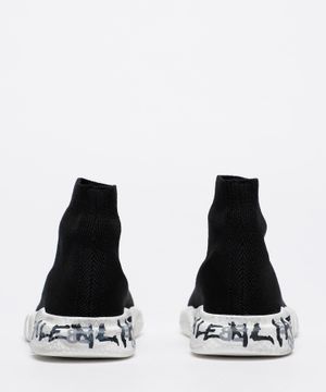 Logo printed sole sneakers