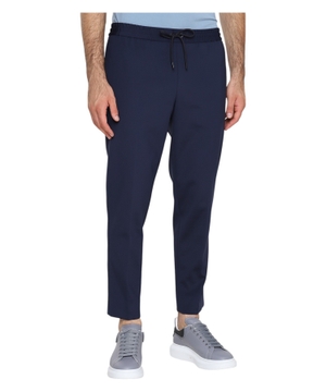 Elastic waist cropped track pants