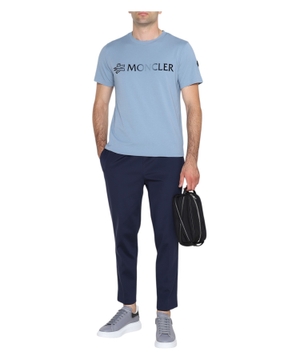 Elastic waist cropped track pants