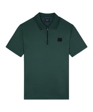 Short sleeve polo with classic collar