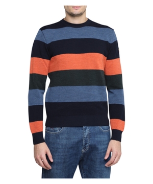 Straight-fit striped jumper