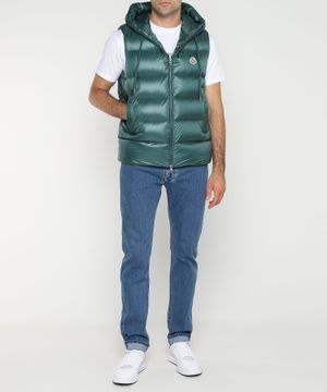 Quilted hooded gilet