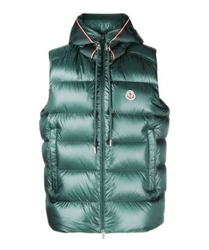 Quilted hooded gilet