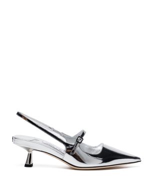 Didi metallic leather pumps