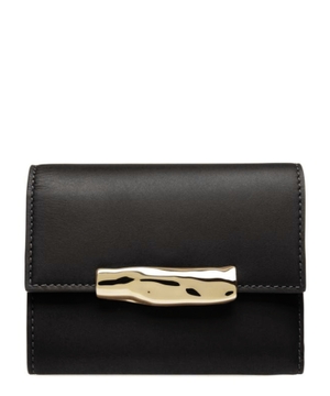 Metal buckle detail wallet