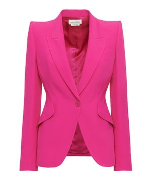 Long sleeve straight cut blazer