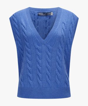 Sleeveless knitted vest