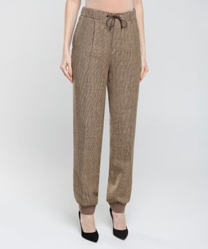 Elastic waist trousers