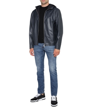 Scritto printed B-Way jacket
