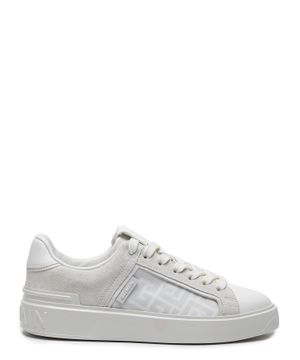 B-Court logo printed lace up sneakers