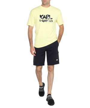 Printli qısaqol T-shirt