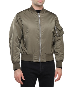 Long sleeve bomber with zip fastening
