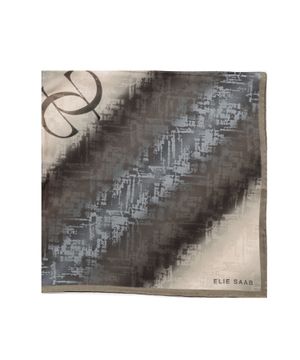 Printed silk scarf