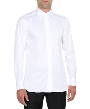 Long sleeve shirt with classic collar